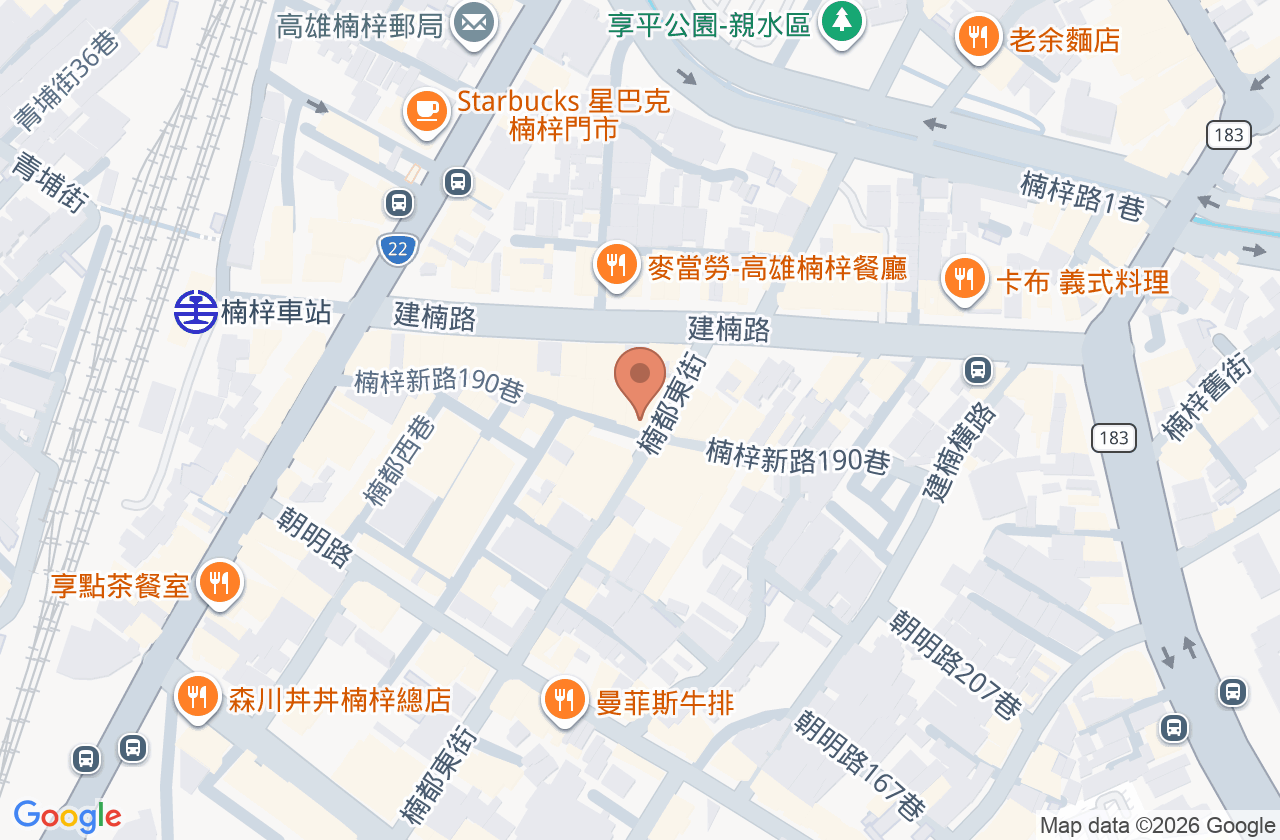安馨楠梓內科診所 位置地圖