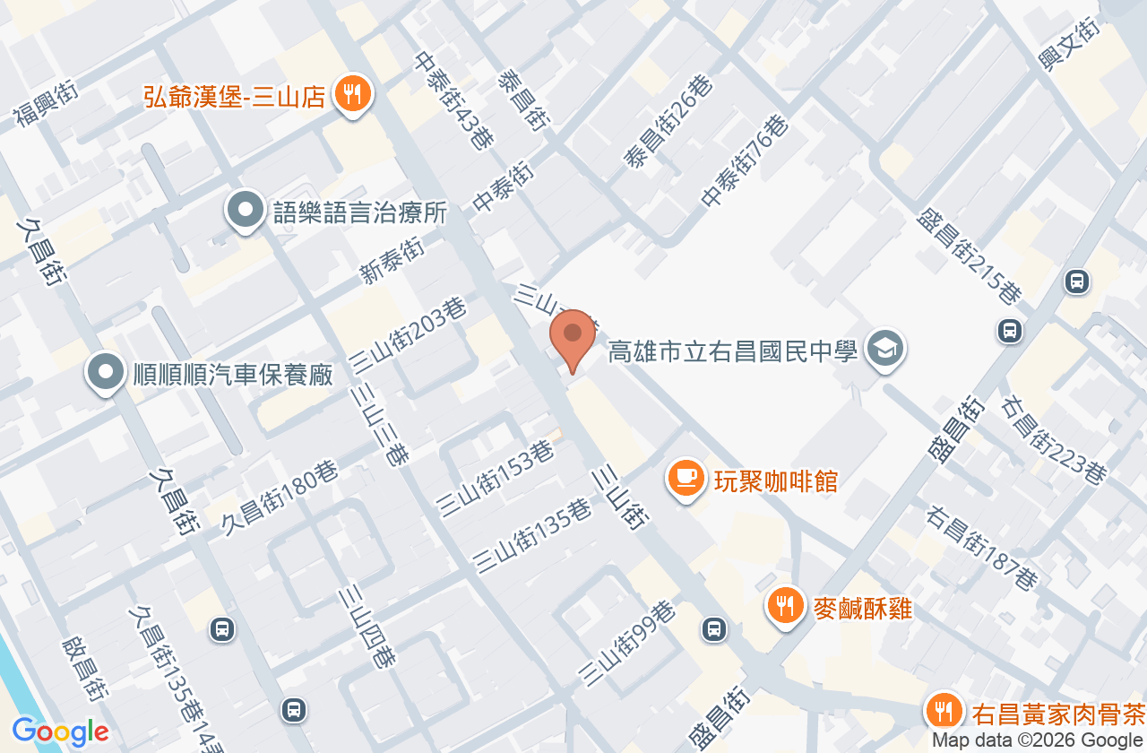 健昌骨外科診所 位置地圖