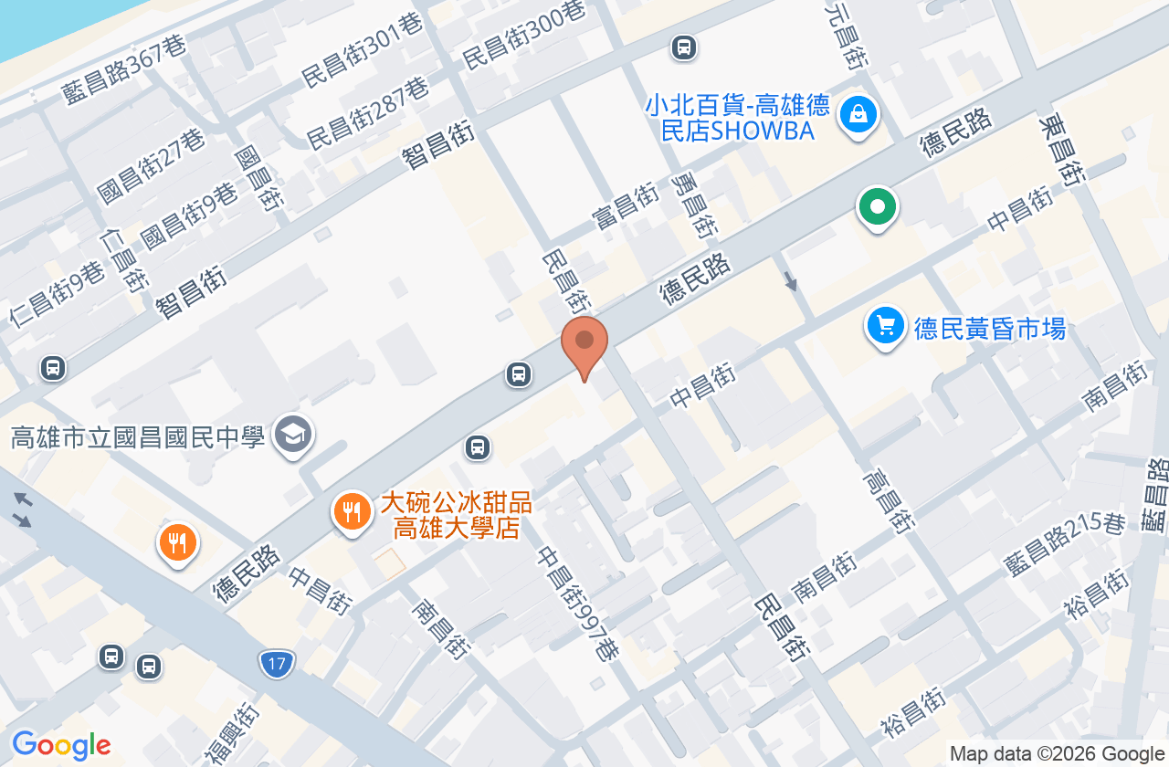 大金田泌尿科診所 位置地圖