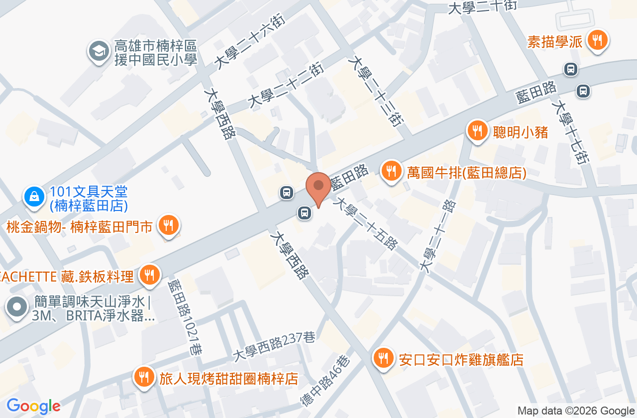 藍田耳鼻喉科診所 位置地圖