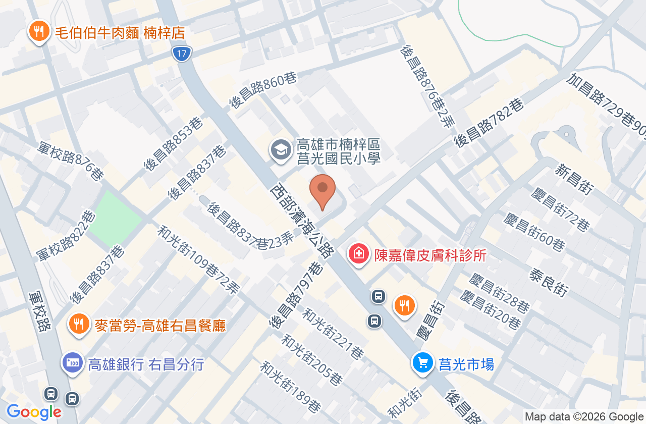顏威裕診所 位置地圖