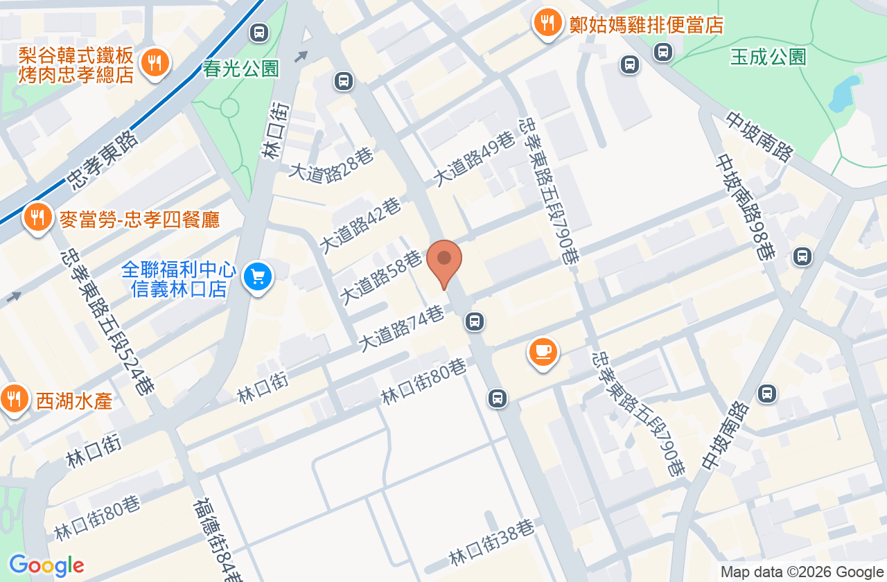 友達牙醫診所 位置地圖