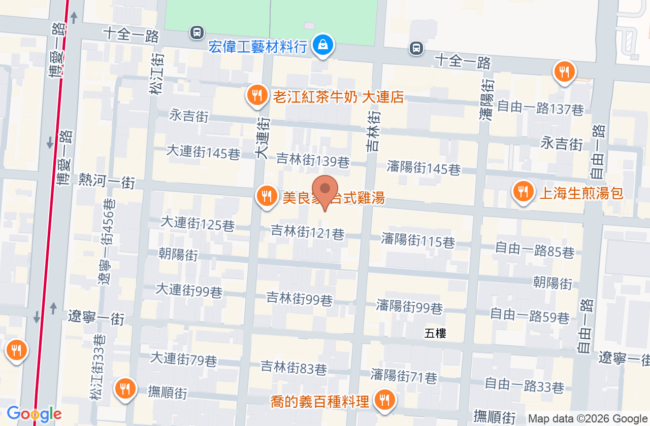 樂田耳鼻喉科診所 位置地圖