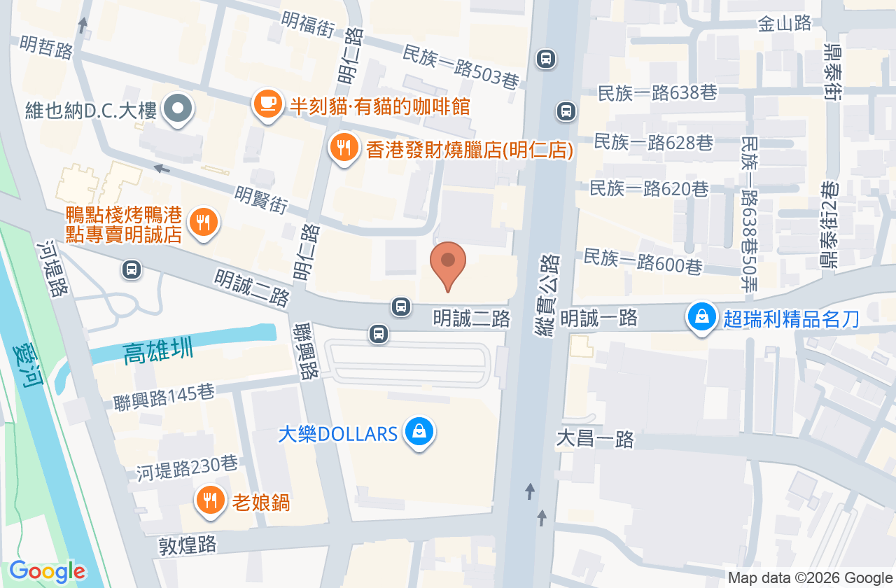 宇田耳鼻喉科診所 位置地圖