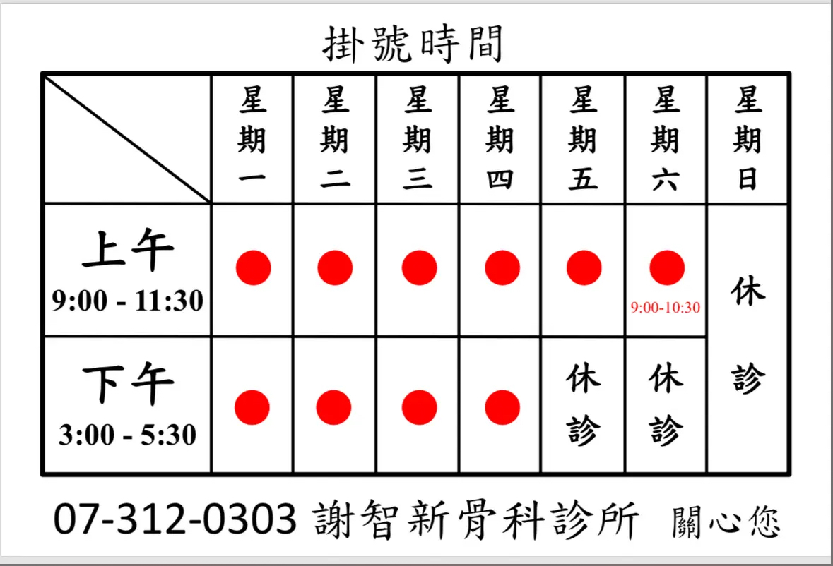 謝智新骨科診所 診所實景照