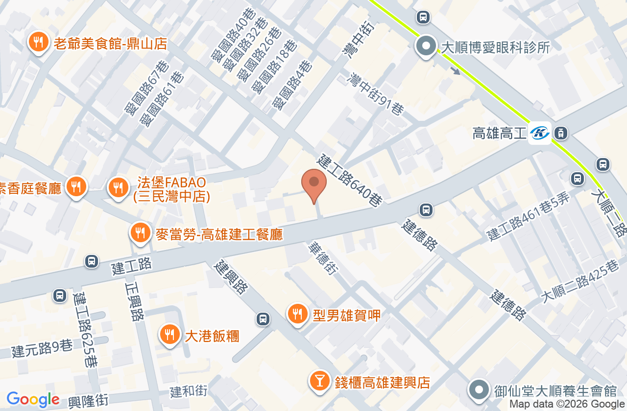 建欣診所 位置地圖