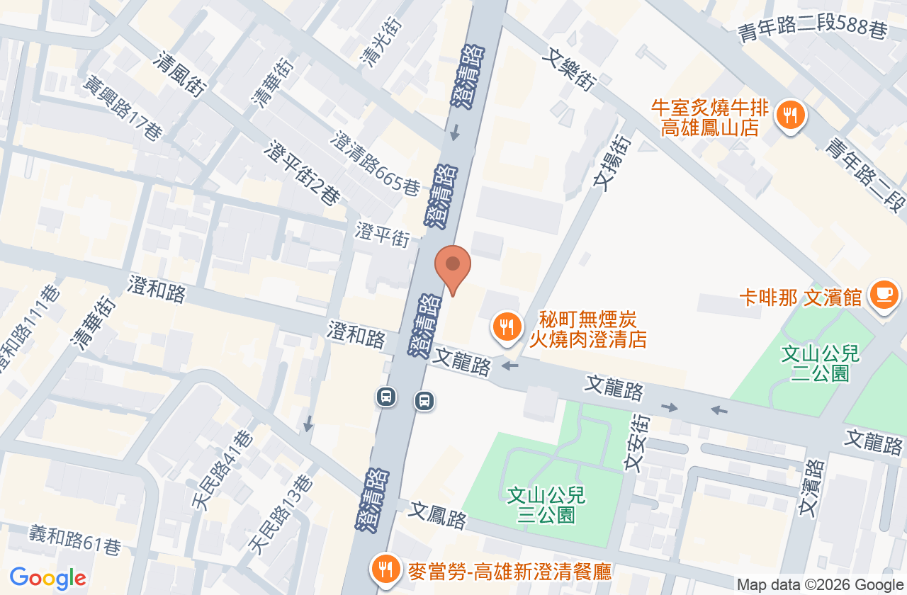 文山身心診所 位置地圖