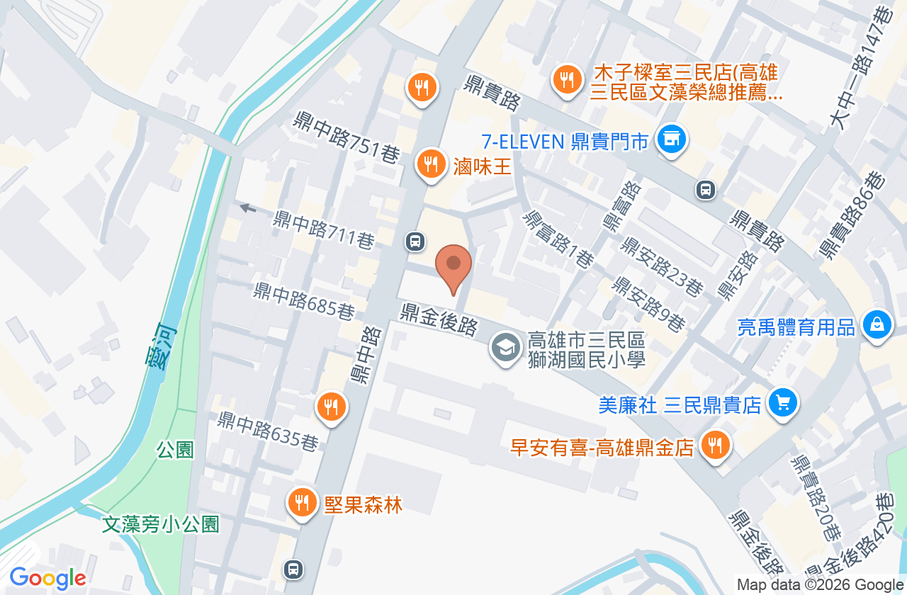 盧森眼科診所 位置地圖