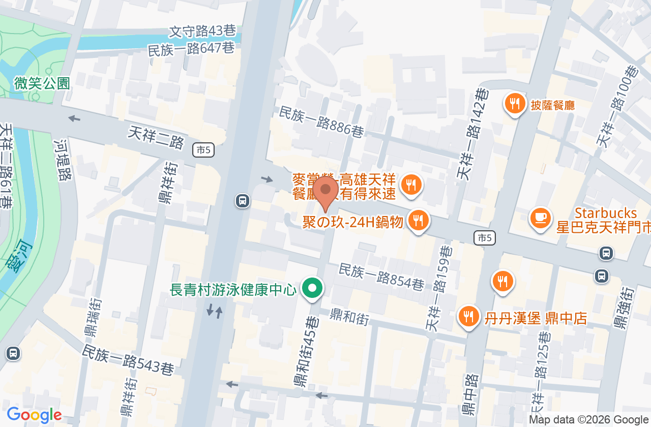 主恩復健科診所 位置地圖