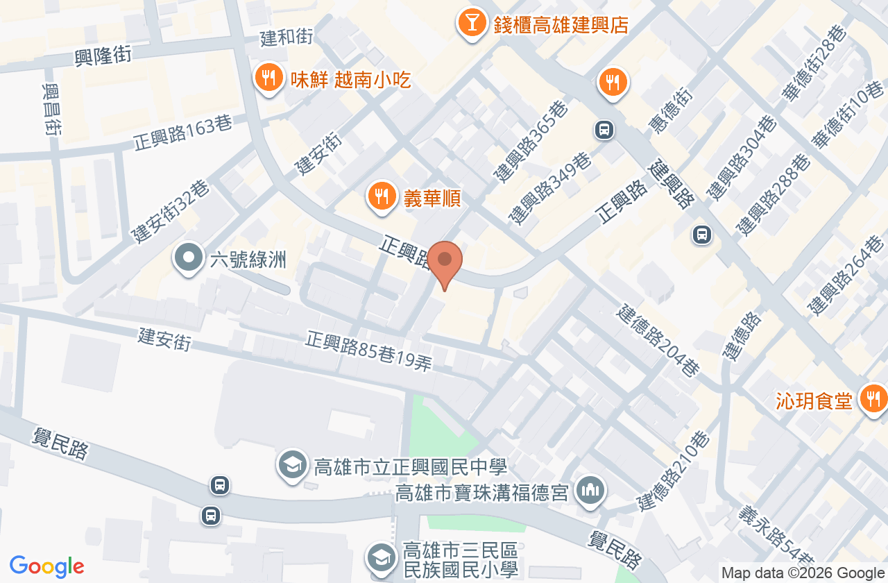 正在興起外科診所 位置地圖