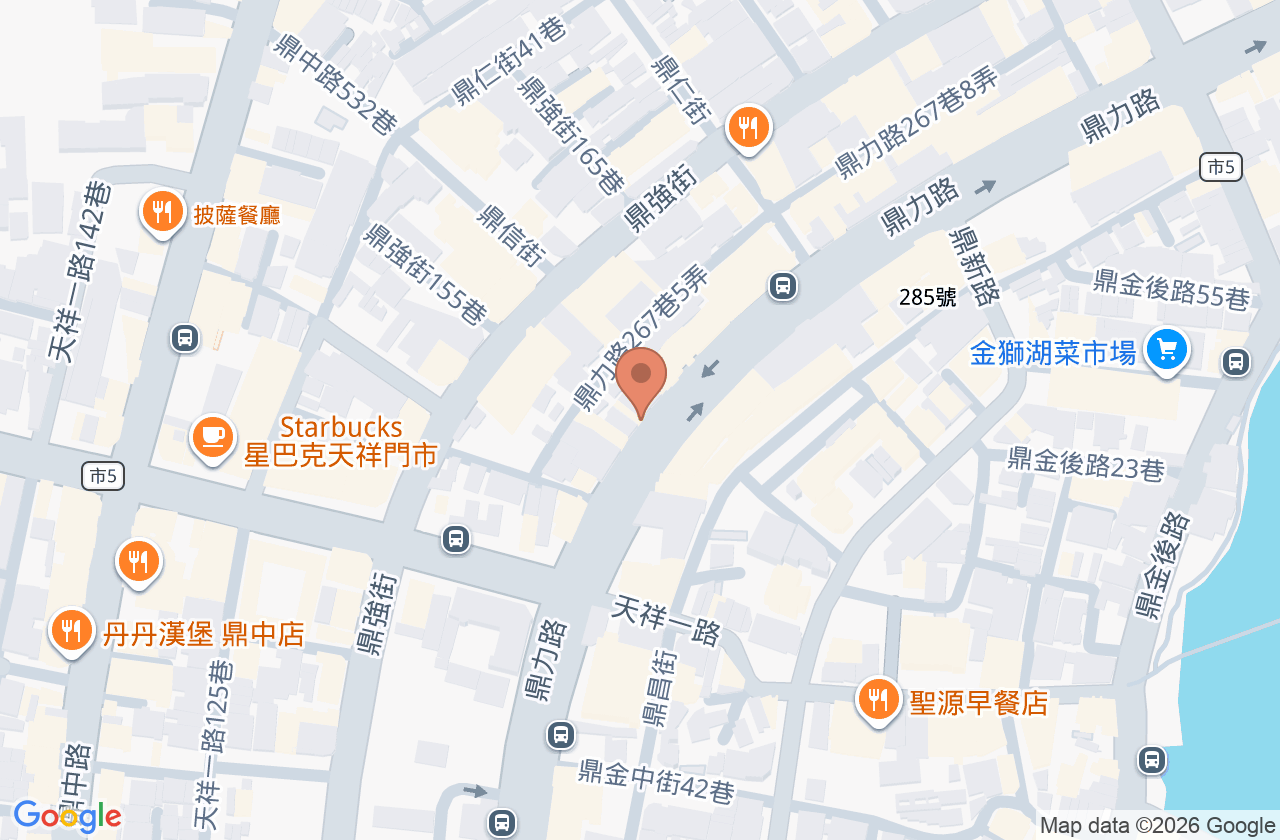 樂霖耳鼻喉科診所 位置地圖