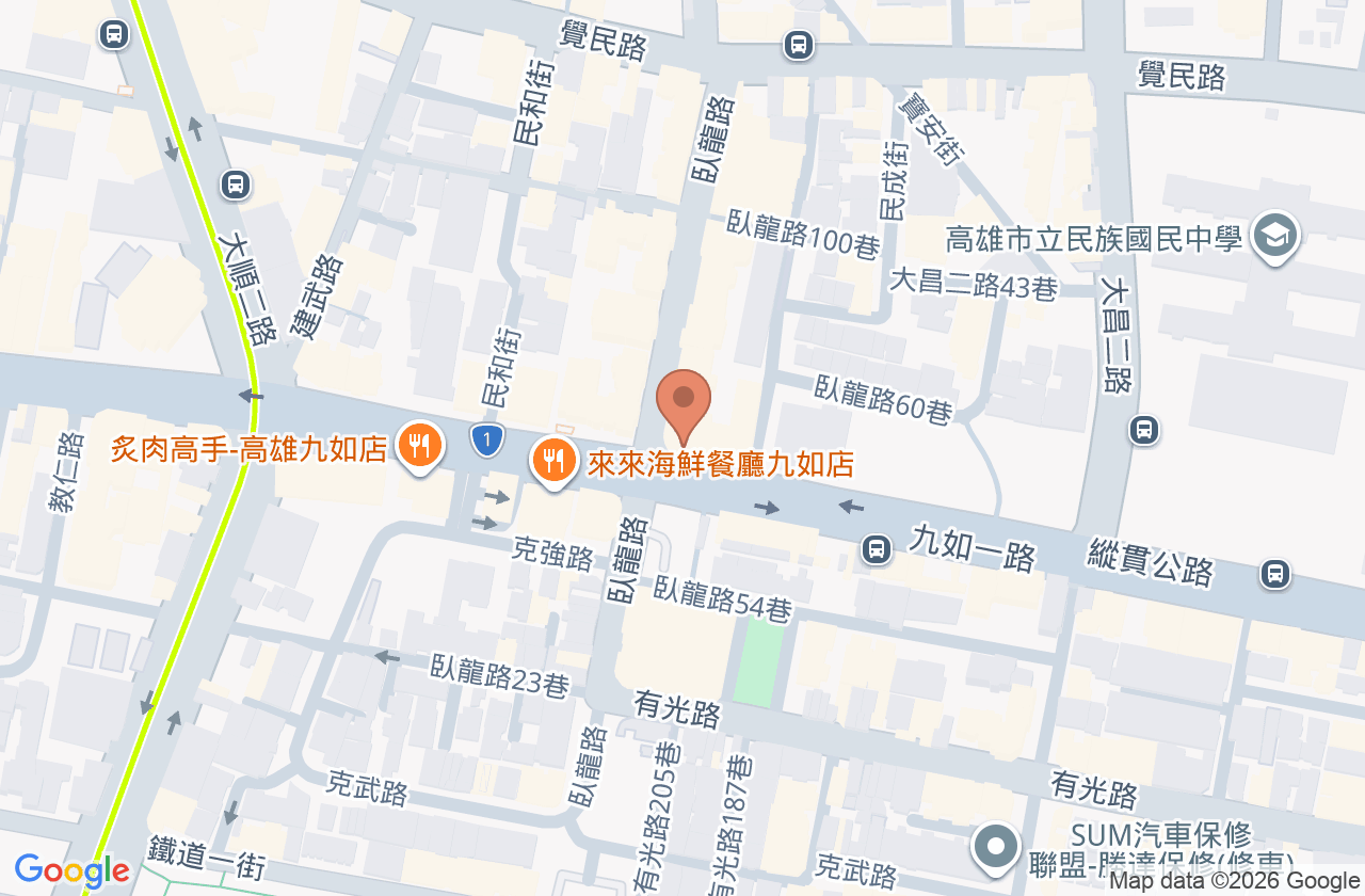 美妍醫美診所 位置地圖