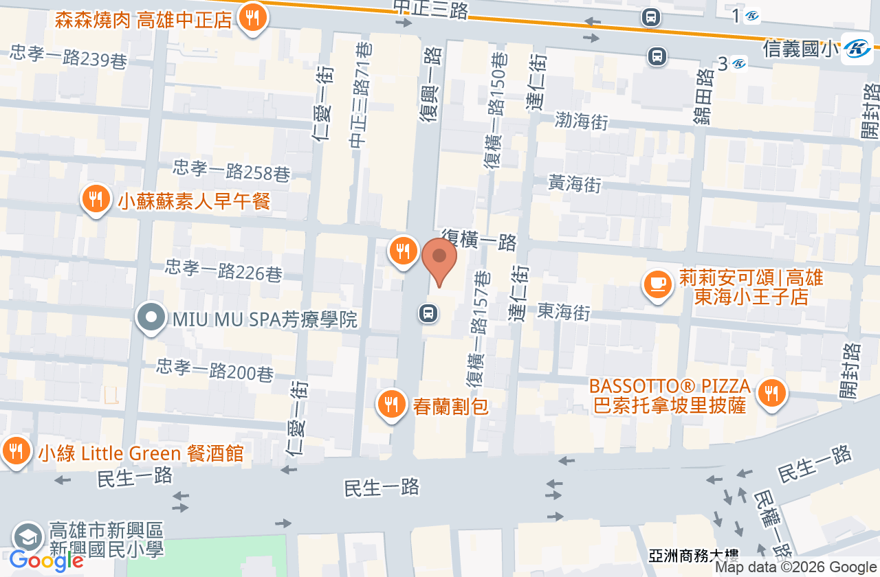 復興診所 位置地圖
