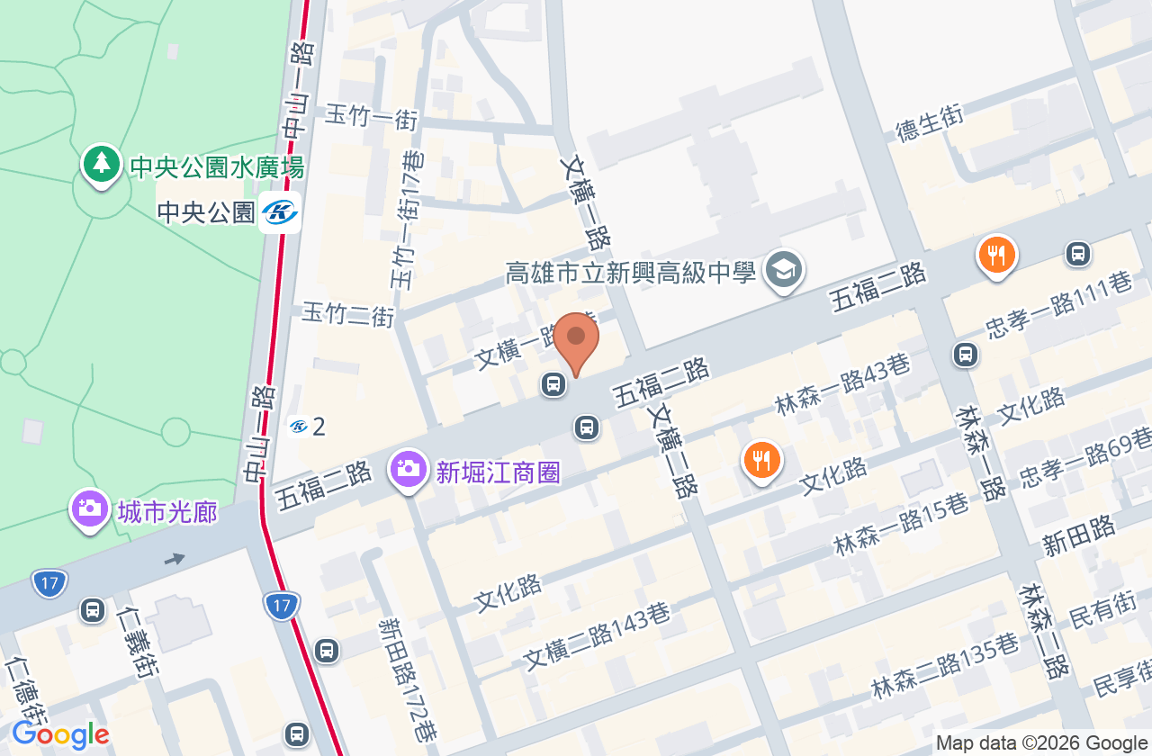 五福諾貝爾眼科診所 位置地圖