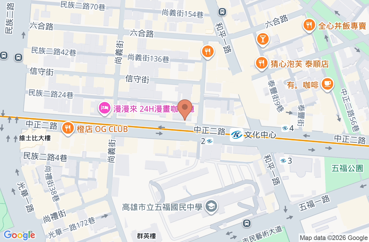 琢妍醫美診所 位置地圖