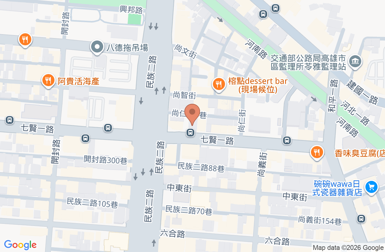 雄高診所 位置地圖