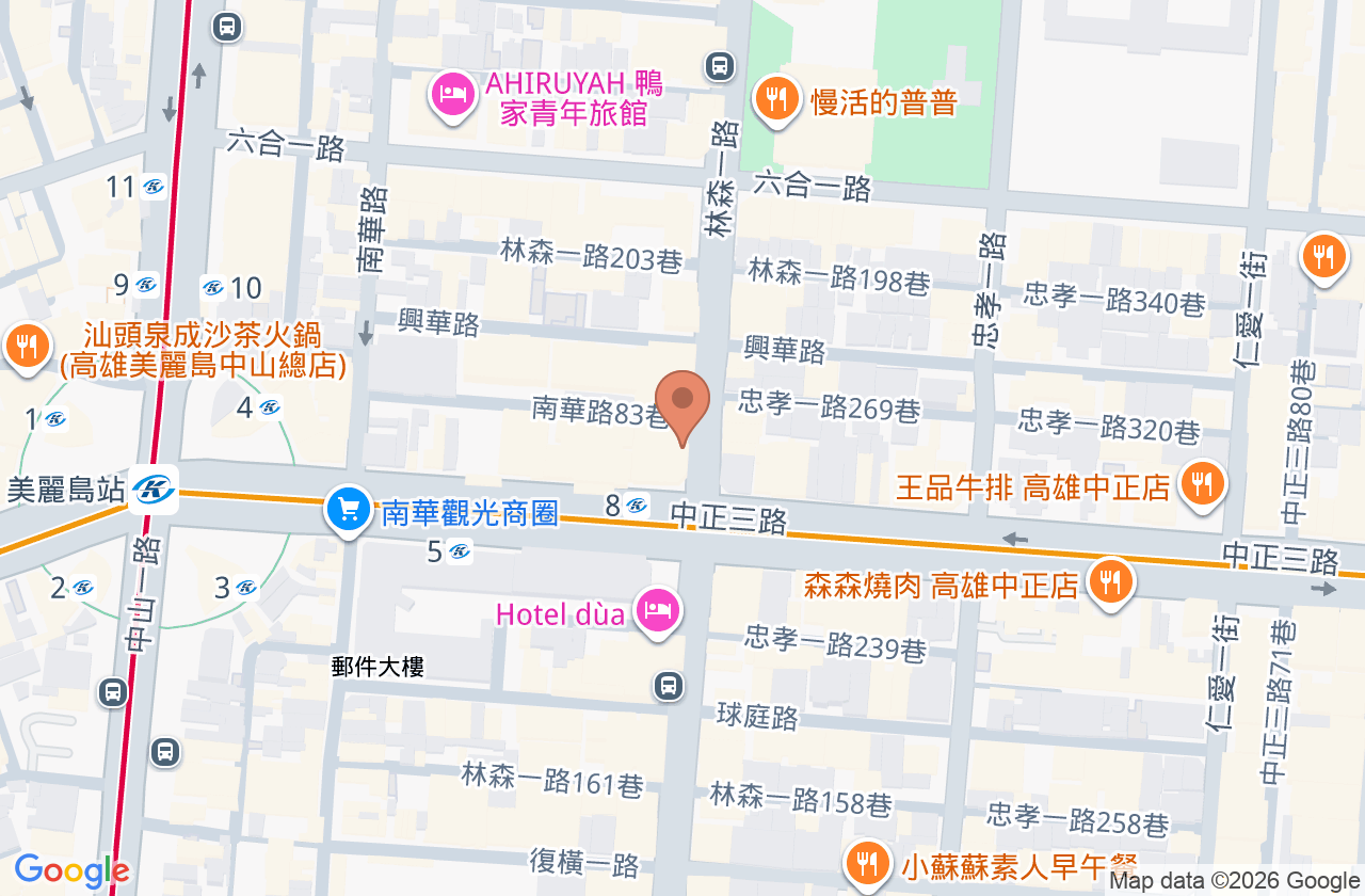 禾樂耳鼻喉科診所 位置地圖
