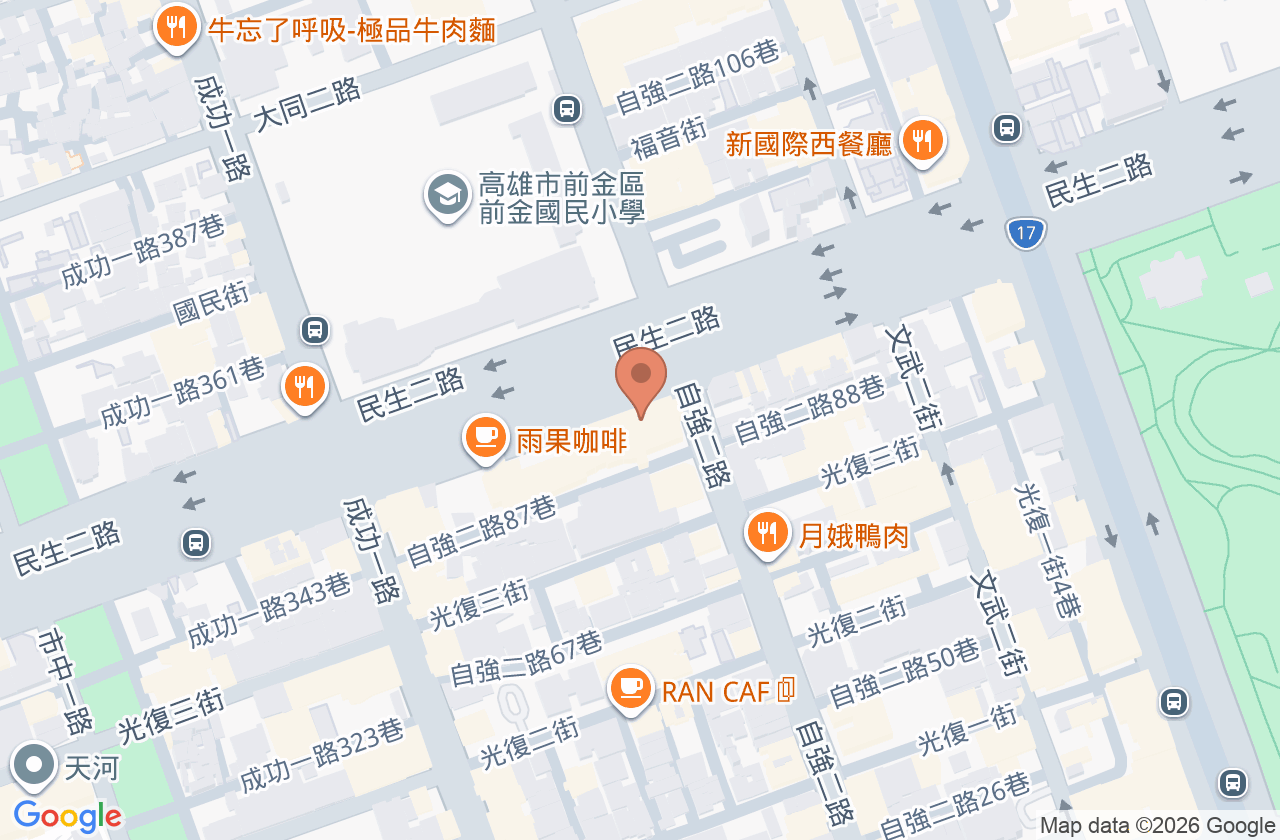 安心銘燦診所 位置地圖
