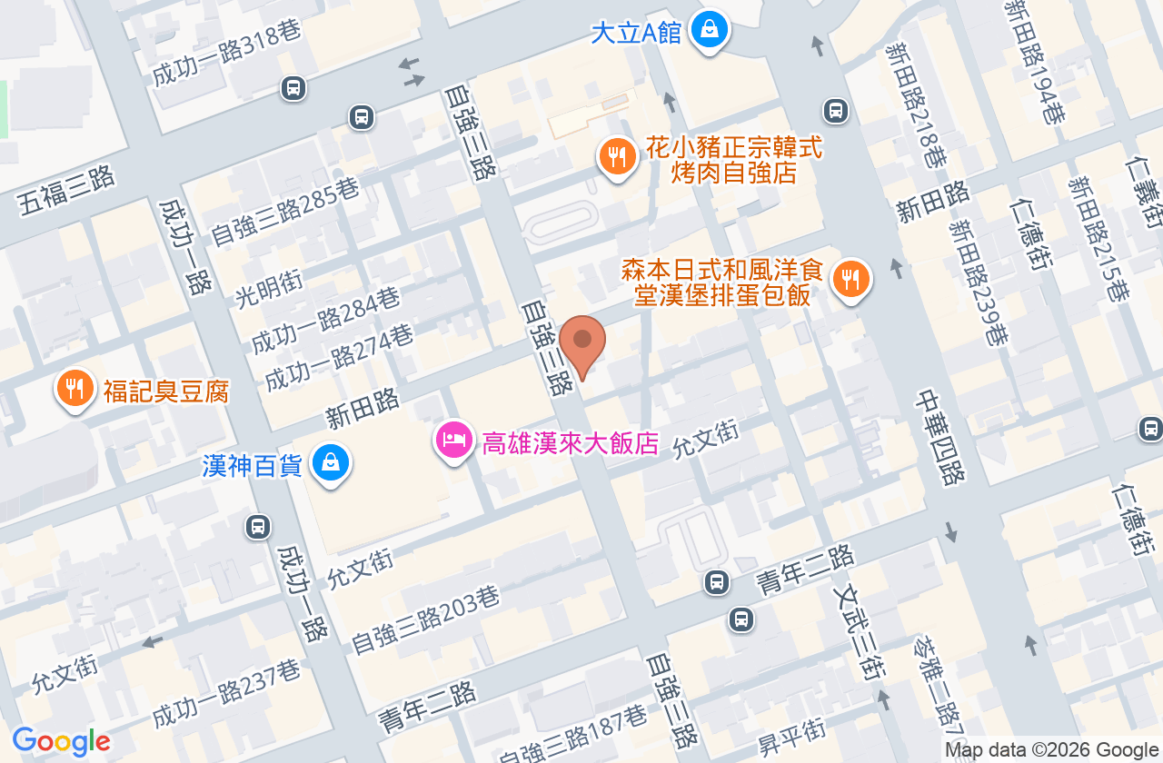 生生優動自強診所 位置地圖