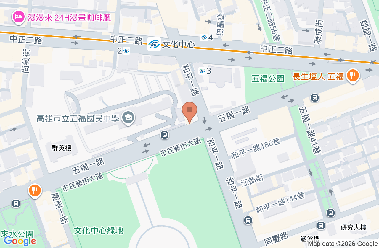 文化身心診所 位置地圖