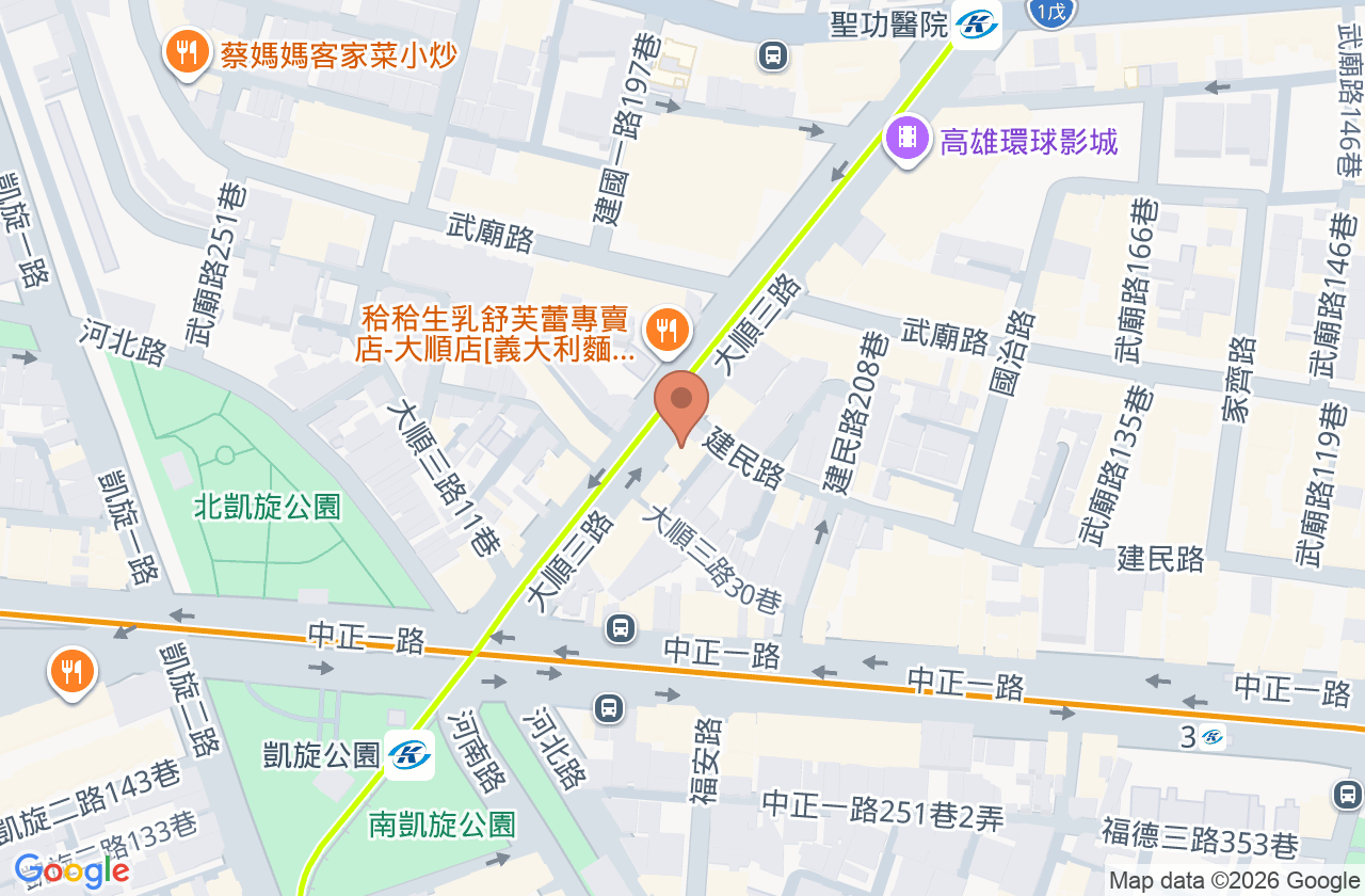 高杏診所 位置地圖