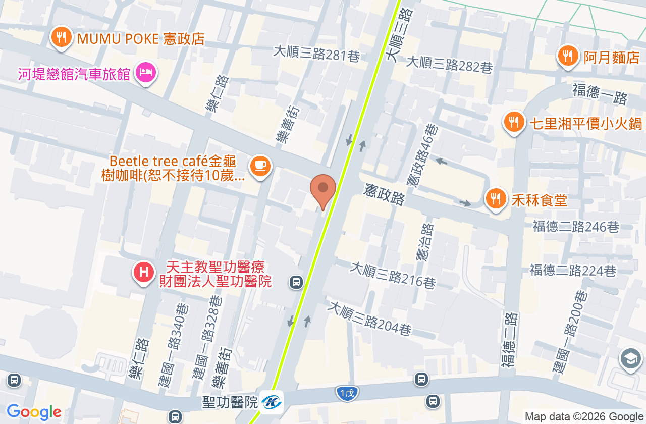 靜安診所 位置地圖