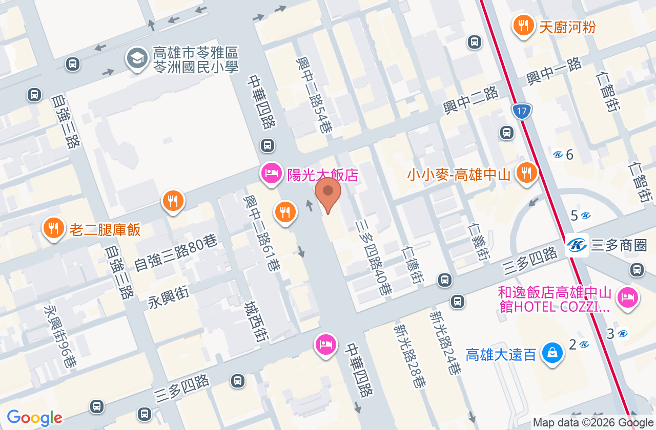 宇成診所 位置地圖