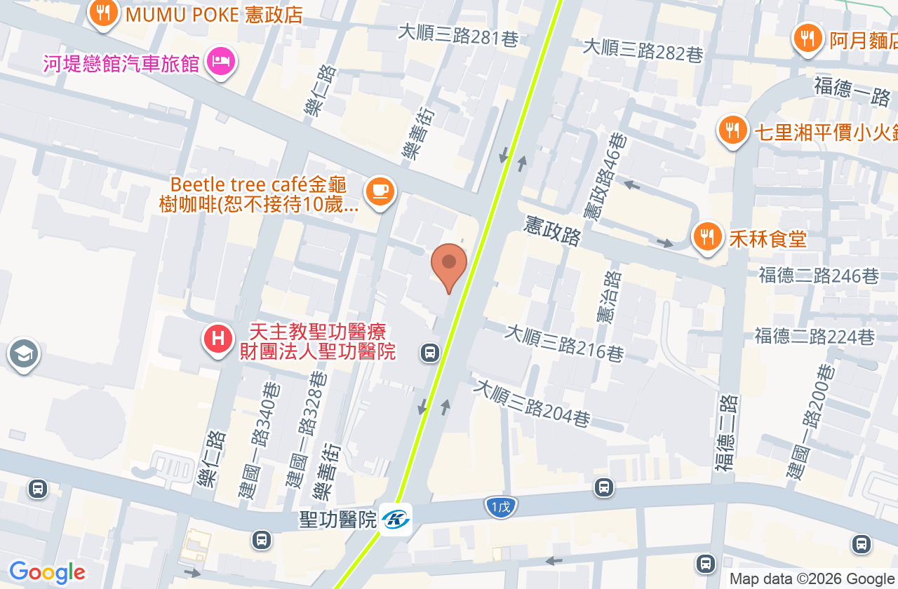 希望心靈診所 位置地圖
