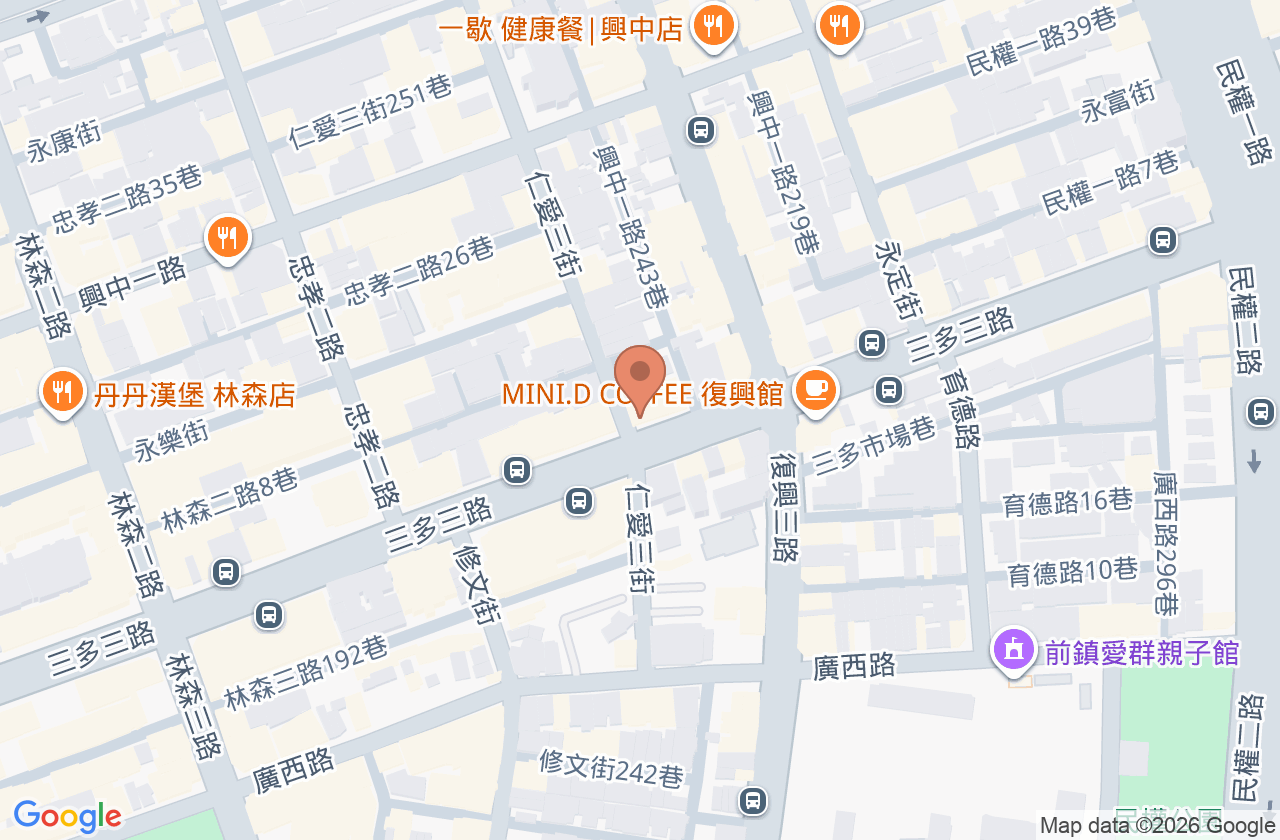 三愛外科診所 位置地圖
