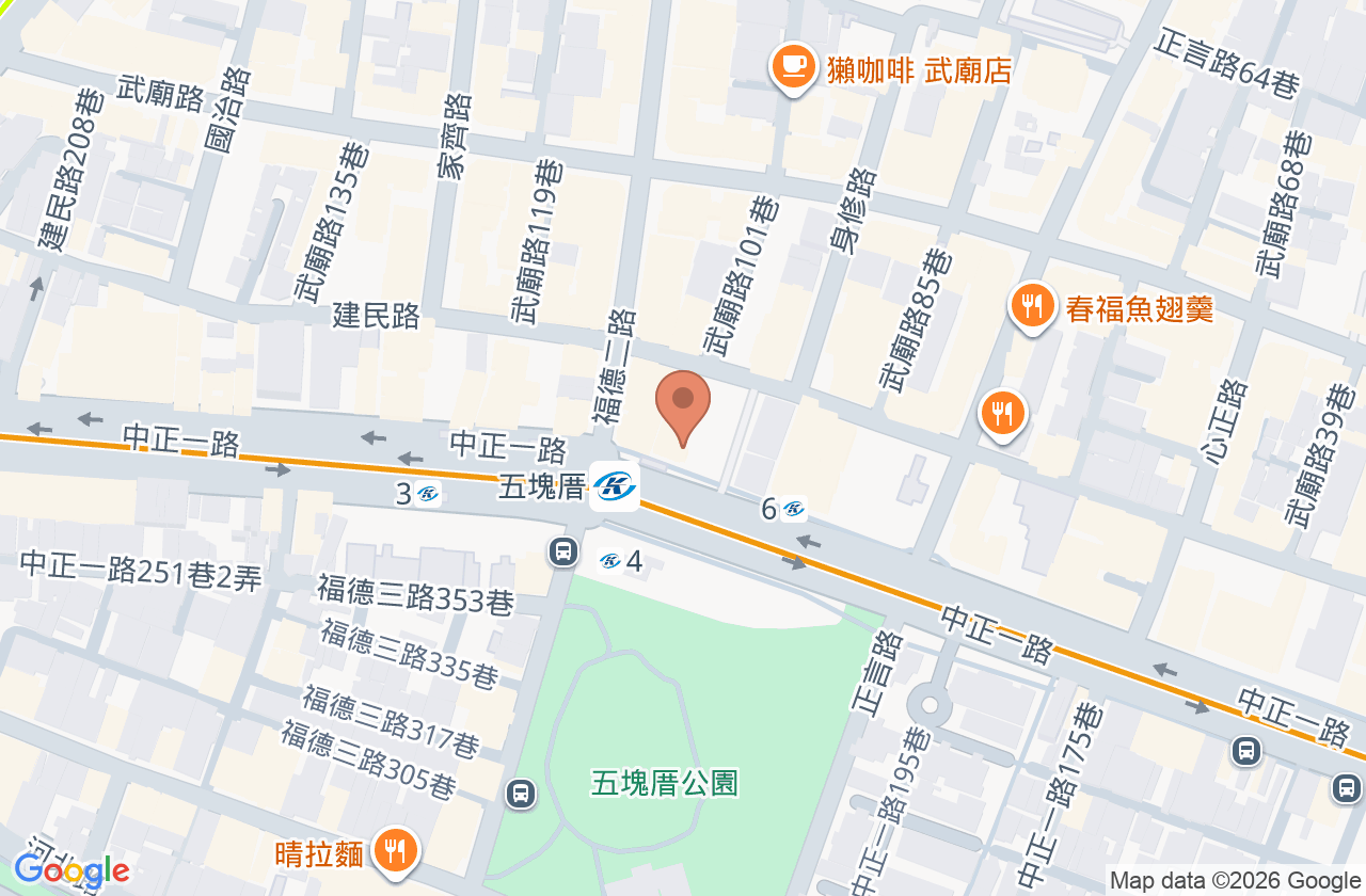 人一中正診所 位置地圖