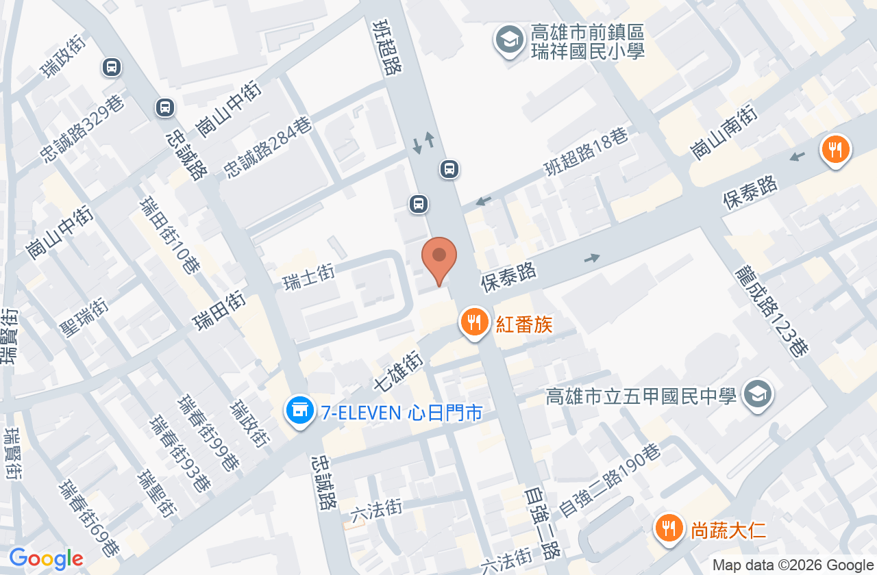 杏心耳鼻喉科診所 位置地圖
