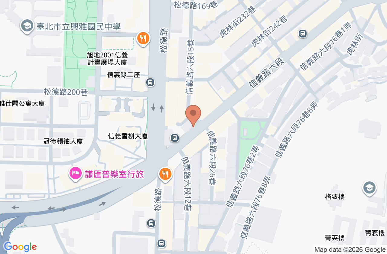 一杏牙醫診所 位置地圖