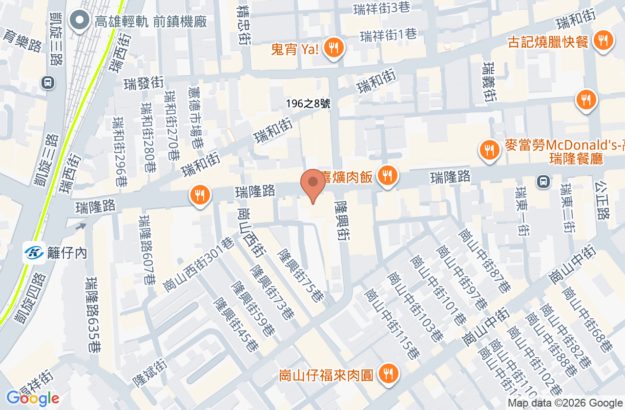 正隆骨科診所 位置地圖