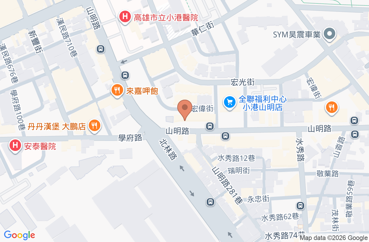 漢民好心診所 位置地圖