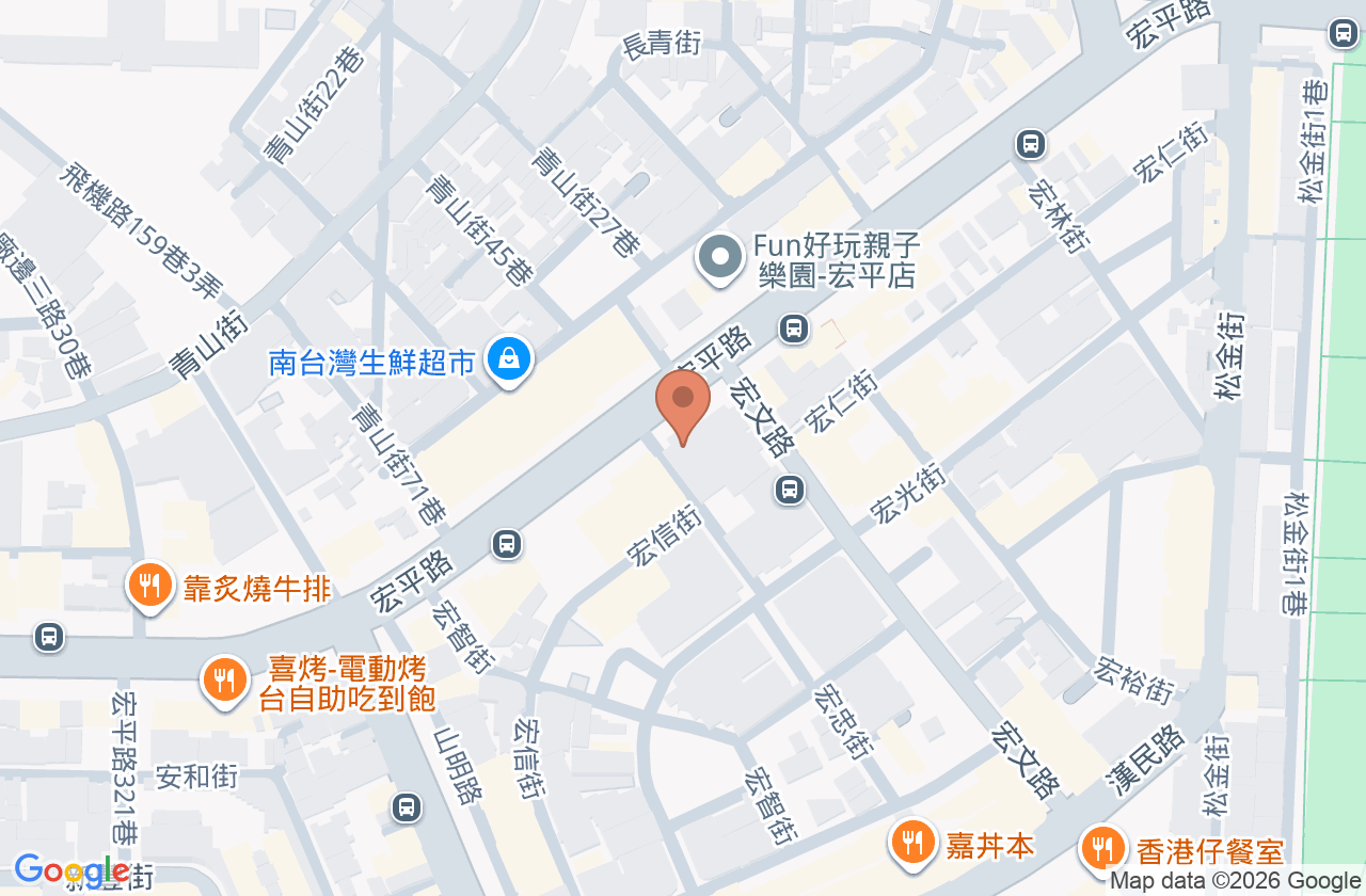 宏平診所 位置地圖