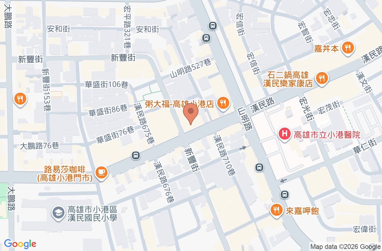 欣誼診所 位置地圖