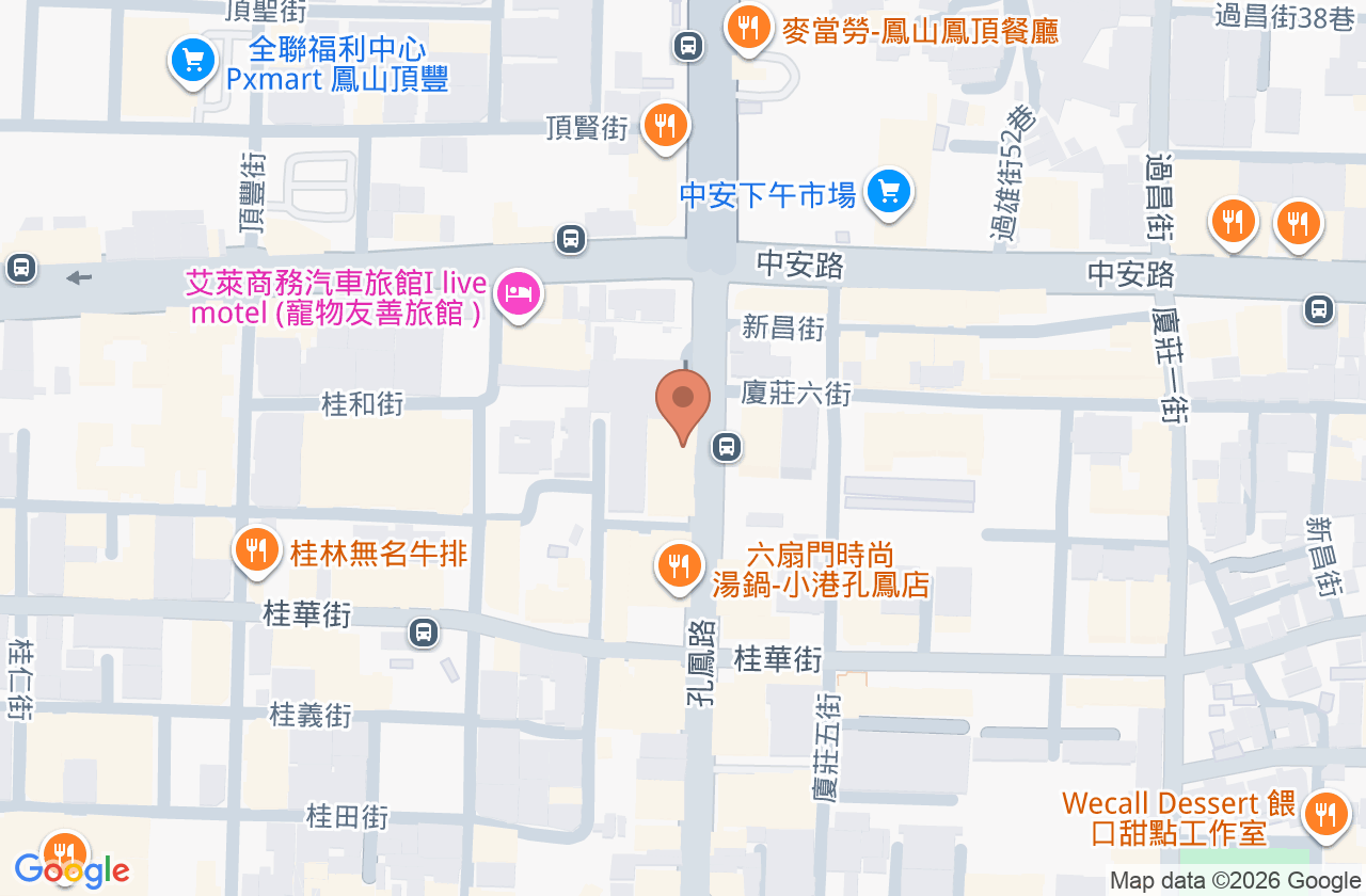 孔鳳診所 位置地圖