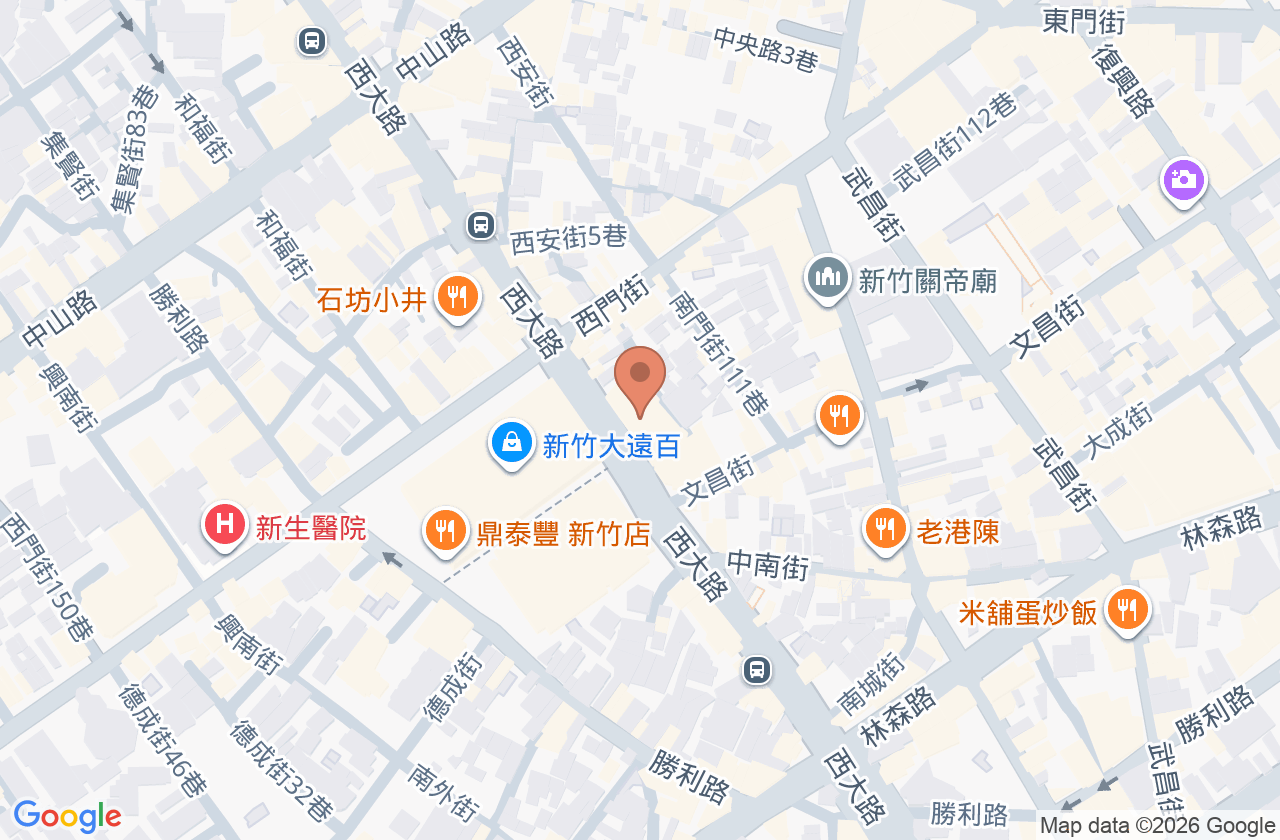 簡小兒科內科診所 位置地圖