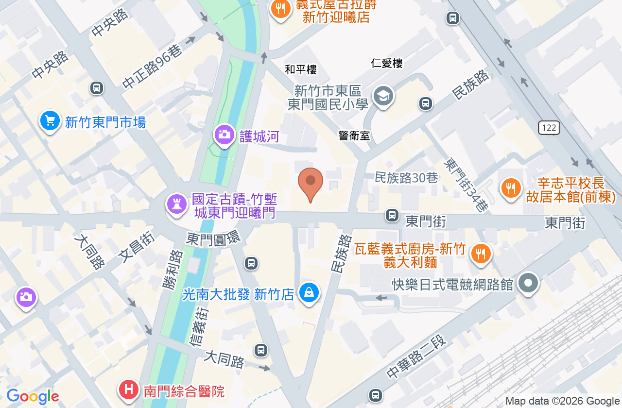 倪耳鼻喉科診所 位置地圖