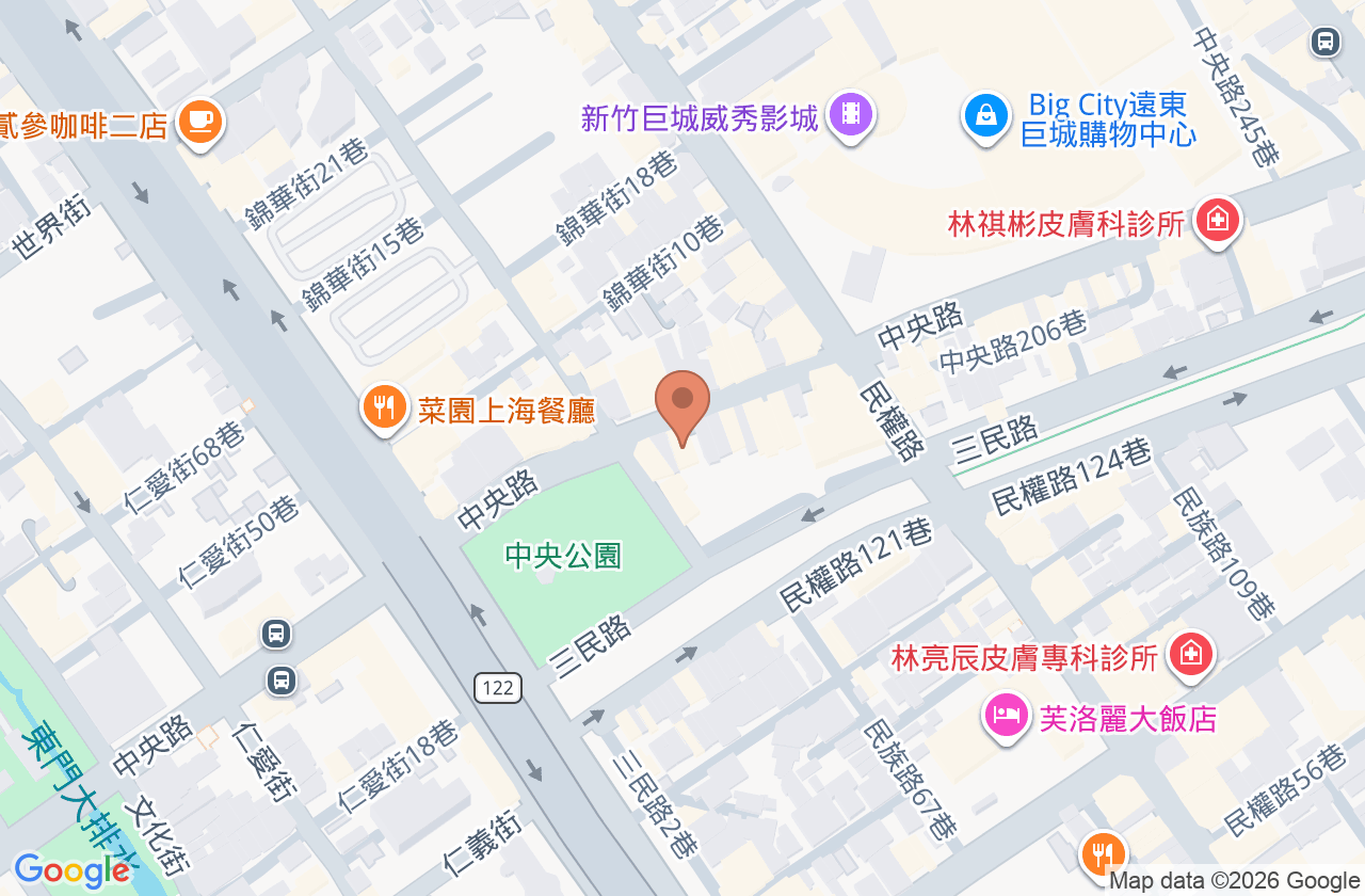 永堅眼科診所 位置地圖