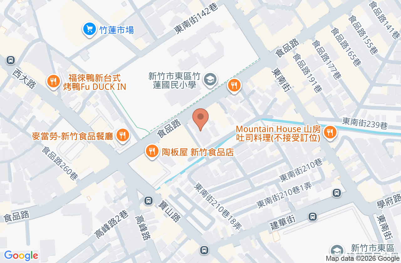 普惠耳鼻喉科 位置地圖