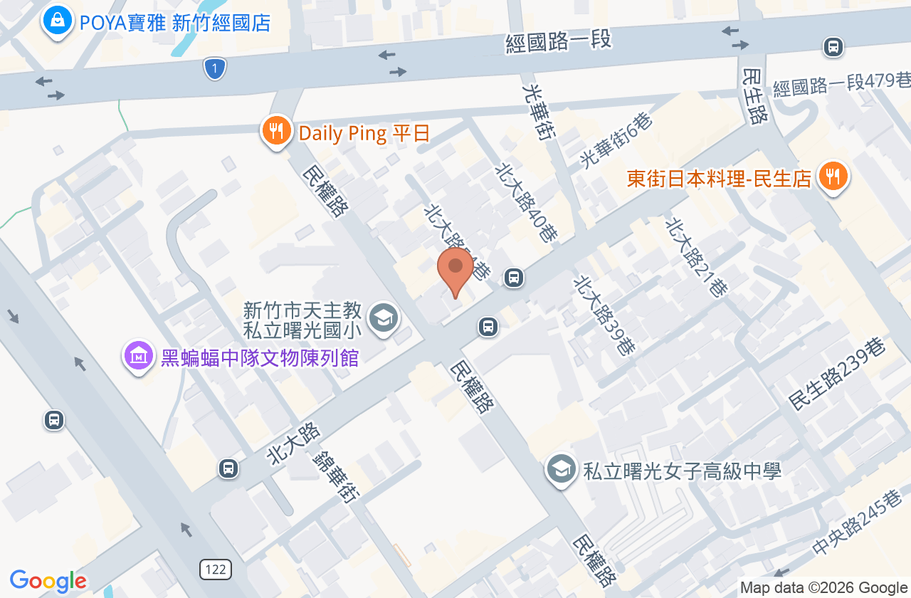 邱國華耳鼻喉科診所 位置地圖
