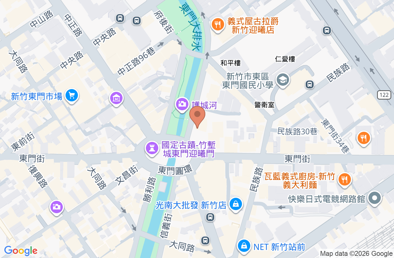 大學眼科診所 位置地圖