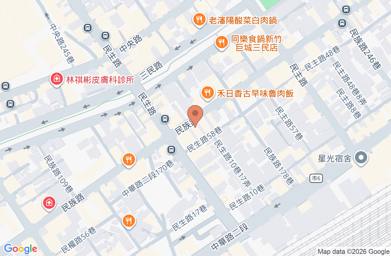 林冠賢皮膚科診所 位置地圖