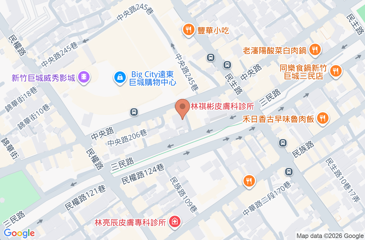林祺彬皮膚科診所 位置地圖