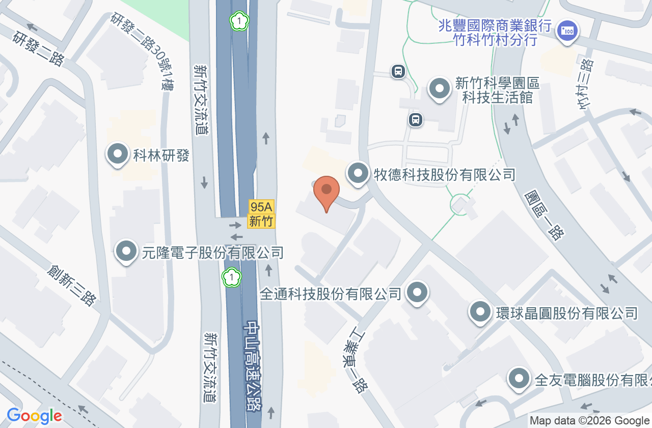 新竹科學工業園區員工診所 位置地圖