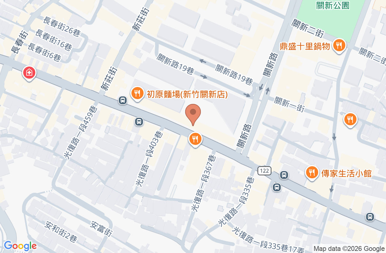 陽光診所 位置地圖