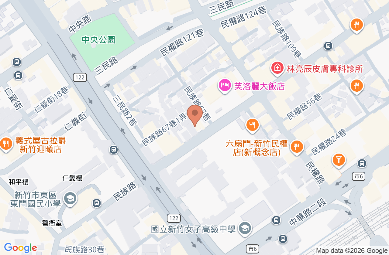 欣悅光診所 位置地圖
