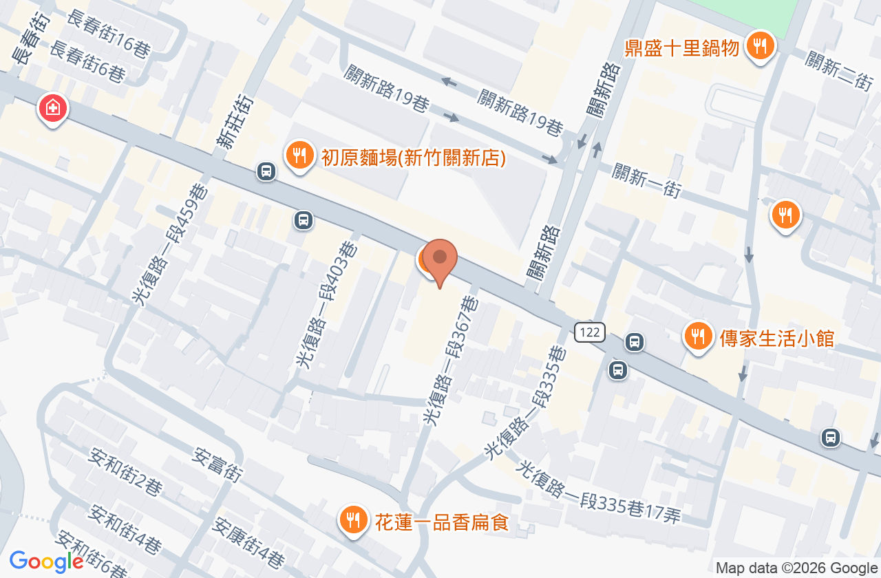 宸新復健科診所 位置地圖