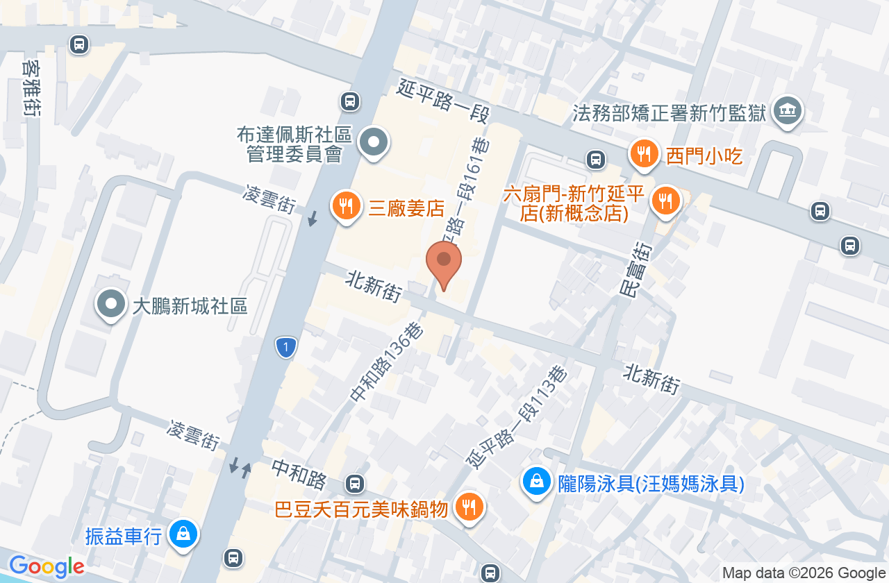 宏安骨科診所 位置地圖